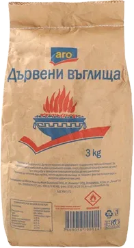 Дървени въглища 3 кг/с фактура