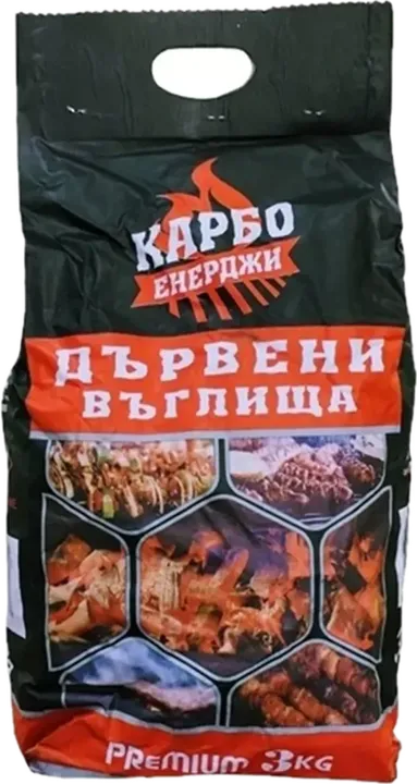 Дървени въглища 3 кг
