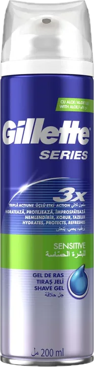 Gillette Sensitive гел за бръснене 200 мл