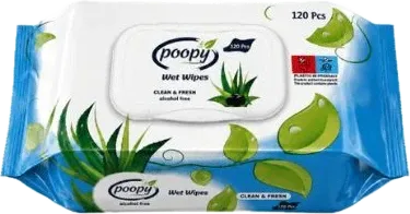 Poopy вл. кърпи 72 бр. без капак/Х30 бр. каш
